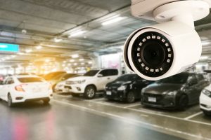 CCTV camera carpark