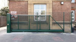 commercial sliding gate for school
