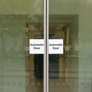automatic doors up close ultimate fire and security