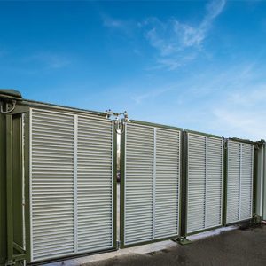 commercial gates bi-fold ultimate fire and security