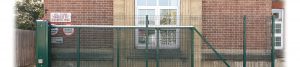 commercial gates installed for school header image