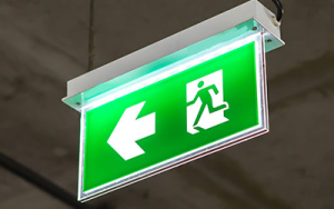 life safety emergency lighting sign ultimate fire and security