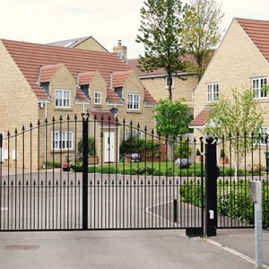 residential gate for housing estate ultimate fire and security